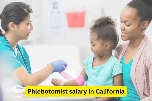 Phlebotomist salary in California